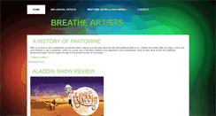 Desktop Screenshot of breatheartists.co.uk